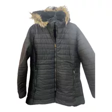 Campera Tipo Tapado Con Piel Talles Grandes