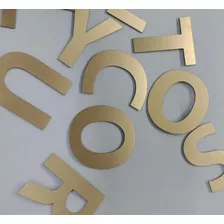 Letras/logos Personalizados Metalizados De 2 Mm De Espesor