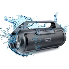 Bocina Portatil Dolphin Bluetooth Impermeable Con Sonido Hd Color Negro