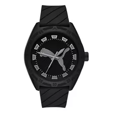 Reloj Pulsera Puma P5088 Del Dial Negro