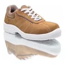 Calzado De Seguridad Zapato Dama Ombu Modelo Gema / Marrón