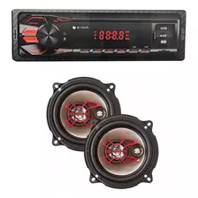 Som Automotivo Pioneer Usb Mvh-98ub + Auto Falantes 5