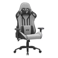 Cadeira Gamer Dt3 Sports Grigio Tecido Cinza E Preta 13373-7