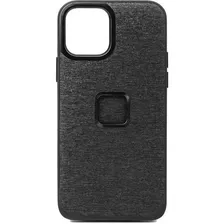 Funda Case Peak Design Para iPhone 12 Pro Max Everyday Color Gris Oscuro