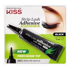 Black Strip Lash Adhesive With Aloe - Kiss Color Negro