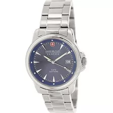 Plata Acero Inoxidable Reloj Suizo De Cuarzo Swiss Military 