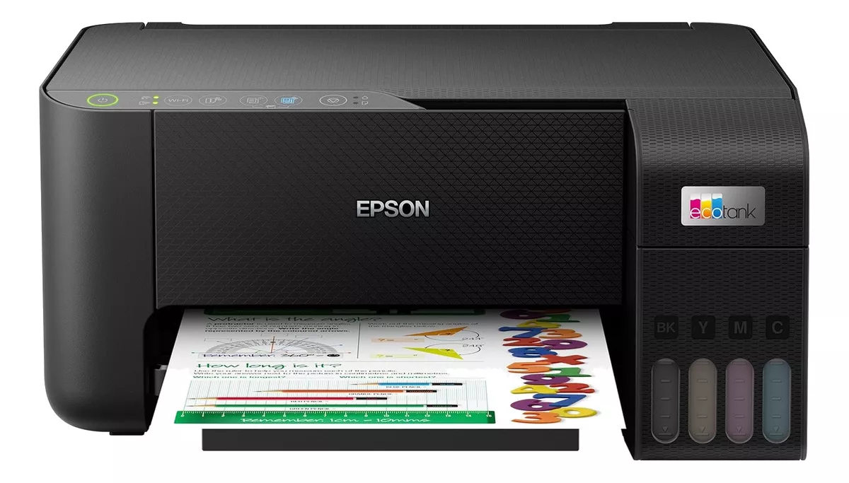 Impressora A Cor Multifuncional Epson Ecotank L3250 Com Wifi Preta 220v