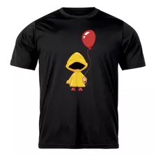 Camiseta Capa De Chuva Balão Style Terror Bexiga 
