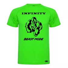 Polera Deportiva Musculosa Gym Gimnasio Infinity Beast 