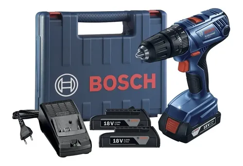 Taladro Percutor Atornillador Bosch Gsb 180-li 2 Baterias Litio Maletin Dgm