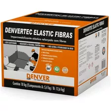 Impermeabilizante Flexível Denvertec Elastic Fibras 18kg