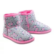 Botas Niña Disney Minnie Mause Rosada Con Plomo