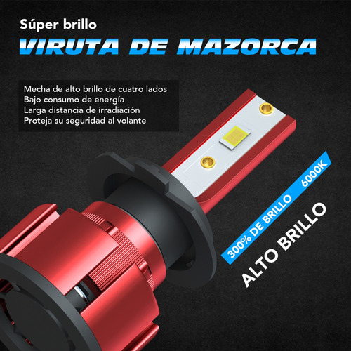 A 15000lm, Kit De Faros Delanteros Led Para Citroen Ds3 Ds4 Foto 5