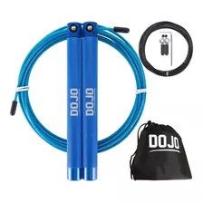 Cuerda De Saltar, Cable Extra, Bolsa, Crossfit, Boxeo - Dojo Color Azul