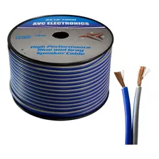 Cable Polarizado Avc 2x12 Azul-gris 100mts