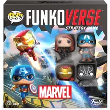 Juego De Mesa Funkoverse Marvel Iron Man Capitán América