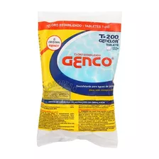 Tablete Pastilha De Cloro T-200 Genco 200g