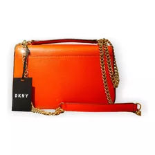 Donna Karan - Cartera Crossbody Dkny Cleo Shoulder Orange