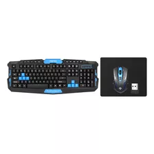 Dsfy 2.4ghz Sem Fio Gaming Teclado Mouse Combo 19 Teclas