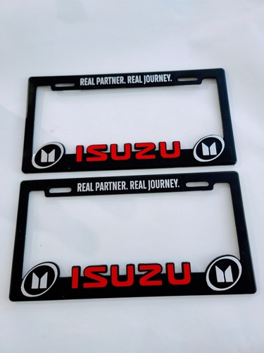 Par Porta Placas Camiones Isuzu Foto 4