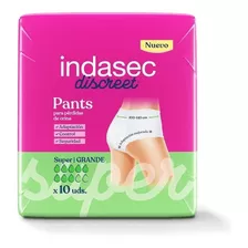 10 Bombachas Descartables Indasec Pant Súper Talle Grande