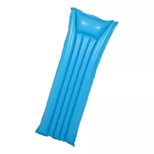 Colchón Inflable Flotador Alberca 189 Cm X 69 Cm Color Azul