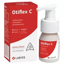 Otiflex C Gotas Oticas 25 Ml Labyes Para Perros Y Gatos