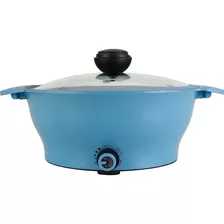 Panela Elétrica Multicooker Azul Retrô Fun Kitchen 127v