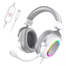 Auricular Fifine H6 White Color Blanco Luz Rgb