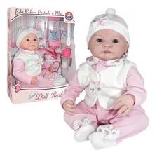 Boneca Bebê Realista Layla Estilo Reborn Com Acessórios