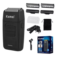 Promoção 2 Maquina Kemei Shaver Km 1102 Pro Bivolt Portátil