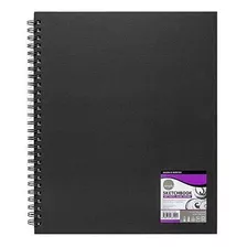 Cuadernos - Daler-rowney : Black Spiral Bound Sketchbook 14x