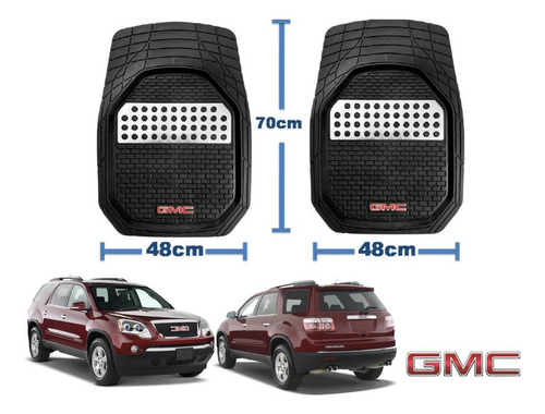 Tapetes 3d Logo Gmc + Cubre Volante Acadia 2007 A 2011 2012 Foto 4