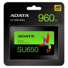 Adata Ultimate Su650 Asu650ss-960gt-r 960 Gb - Negro