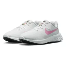 Tenis De Running Para Mujer Nike Revolution 6 Blanco/rosa