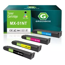 Greenbox Compatible Mx-51nt Toner Cartridge Replacement For