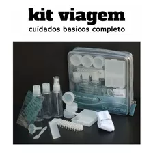 Kit Viagem Frascos 13 Itens Incluso O Estojo