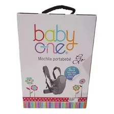 Baby One Mochila C/apoya Cabeza Gris Bomo-004