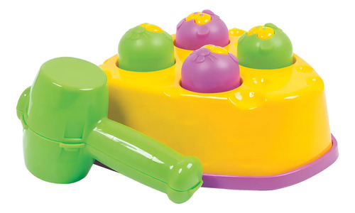 Brinquedo Educativo Martelinho Rata Tuff 207 Jp Brink 12m+