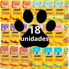 Kit 18 Sachês Ração Úmida Ao Molho 85g Gato Adulto Sabores