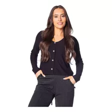 Camisa Feminina Rovitex Manga Longa Com Amarração Preto