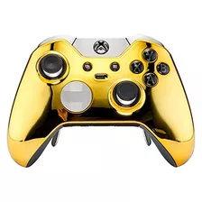 Carcasa Para Control Xbox One Elite Color Cromo Dorado