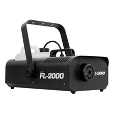 Maquina De Humo Inalambrica Control Remoto Dmx Pls Fl-2000 Color Negro