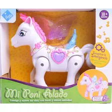 Mi Poni Alado Unicornio Con Movimiento Y Luz El Duende Azul 