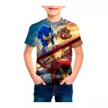 Camiseta Infantil Sonic 2 - M001