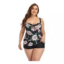 Malla Tankini, Traje De Baño, Talles Grandes 2xl , 3xl ,4xl