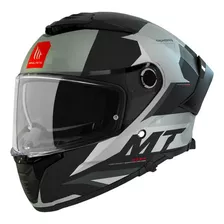 Casco Moto Mt Helmets Thunder 4sv Exeo C2 Certificado Color Gris Tamaño Del Casco Xl(61-62 Cm)