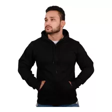  Moletom Blusa De Frio Masculino Feminino De Ziper Liso 