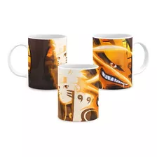 Caneca Kurama Raposa De Nove Caldas E Naruto