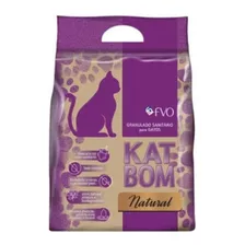 Granulado Higiênico Kat Bom Natural Para Gatos - 3kg